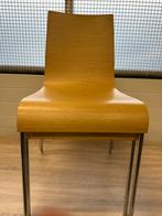 8 Billiani stoelen - Hout & Metaal - Bieden, Bruin, Ophalen of Verzenden, Zo goed als nieuw, Vijf, Zes of meer stoelen