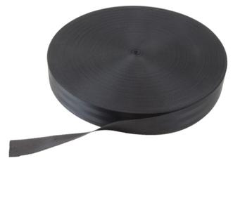 Boomband Gordelband 100 meter 50 mm  Zwart  Autogordel beschikbaar voor biedingen