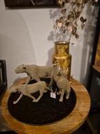 Gouden Panter Sculpturen verkrijgbaar in 2 maten, Tuin en Terras, Dierenbeeld, Kunststof, N.v.t., N.v.t.