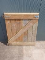 Poortdeur/tuinhek van verduurzaamd, Tuin en Terras, Schuttingen, Ophalen, Zo goed als nieuw, Hout