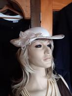 trouw / bruidsaccessoires  hoed schoenen etc., Ophalen of Verzenden, Gedragen, Wit, Accessoires