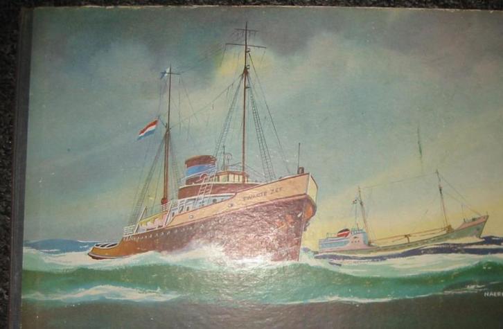 Oude Schepen Oud Plaatjes Boek +Verzamelplaatjes, Boeken, Prentenboeken en Plaatjesalbums, Gelezen, Verzenden