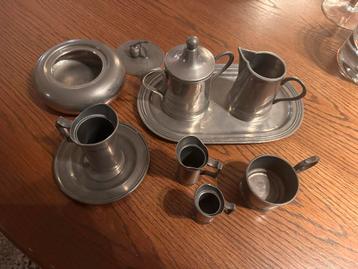 Tinnen Servies Set Tin beschikbaar voor biedingen