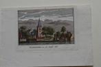 OUDERKERK AAN DE AMSTEL Gravure A. RADEMAKER Gekleurd G62, Antiek en Kunst, Kunst | Etsen en Gravures, Verzenden
