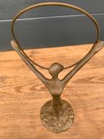 Bronzen danseres met hoepel 28 cm, Ophalen of Verzenden