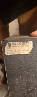 Acoustic Research AR4 Holographic Imaging Luidsprekers, Overige merken, Gebruikt, Ophalen of Verzenden, Minder dan 60 watt
