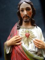 1036=Christus met het Heilig Hart.        65, Ophalen of Verzenden