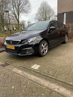 Peugeot 308 gt uitvoering 1.2E-THP 96/130 5-D 2018 Zwart, Auto's, Voorwielaandrijving, Zwart, Leder en Stof, Origineel Nederlands