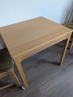 Compacte eiken eettafel uitschuifbaar, Ophalen, 50 tot 100 cm, Vierkant, 50 tot 100 cm