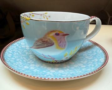 Pip studio cappuccino mokken met onderbordjes early bird beschikbaar voor biedingen