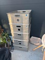 Zarges aluminium kratten/bakken - 7 stuks, Gebruikt, 40 tot 60 cm, Minder dan 35 cm, Krat