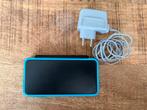 Nintendo 'new' 2DS XL zwart blauw werkt perfect, Ophalen of Verzenden, Zo goed als nieuw, Blauw, 2DS