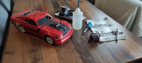 RC Auto op Benzine, Hobby en Vrije tijd, Modelbouw | Radiografisch | Auto's, Zo goed als nieuw, Auto onroad, Benzine, Schaal 1:10