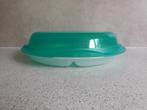 Tupperware Magnetron Bord 26 cm. Aqua, Ophalen of Verzenden, Zo goed als nieuw, Groen, Overige typen