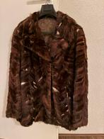 Bontjas bruin gemeleerd 40/42, Ophalen of Verzenden, Zo goed als nieuw, Maat 42/44 (L), Bruin