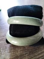 2 prachtige oude Jade armbanden., Sieraden, Tassen en Uiterlijk, Antieke sieraden, Verzenden, Overige materialen, Armband