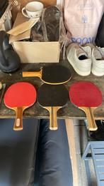 4 pinpong batjes, Ophalen of Verzenden, Gebruikt