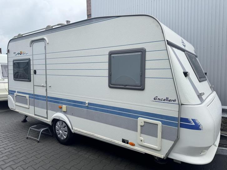 Hobby Excellent Easy 460 UFE / voortent / zakluifel, Caravans en Kamperen, Caravans, Bedrijf, tot en met 4, 750 - 1000 kg, Rondzit