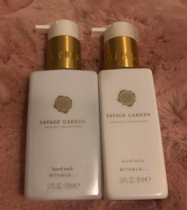 Rituals Savage garden mini handzeep & balm, Sieraden, Tassen en Uiterlijk, Uiterlijk | Lichaamsverzorging, Nieuw, Bad & Douche
