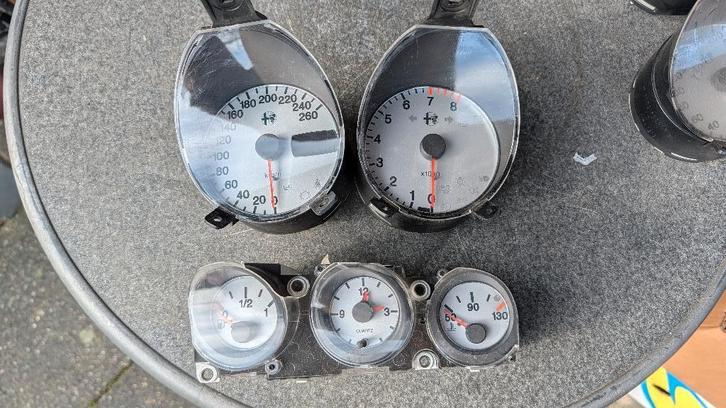 Klokken toerenteller en kilometerteller Alfa Romeo 156, Auto-onderdelen, Dashboard en Schakelaars, Alfa Romeo, Gebruikt, Ophalen of Verzenden