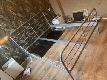 Retro IKEA metalen bedframe 160x200 - afbeelding 2