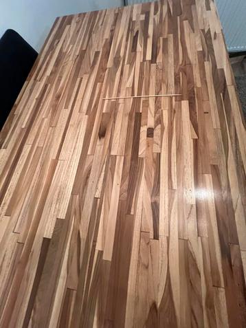 Grote Unieke Teak Houten Eettafel beschikbaar voor biedingen