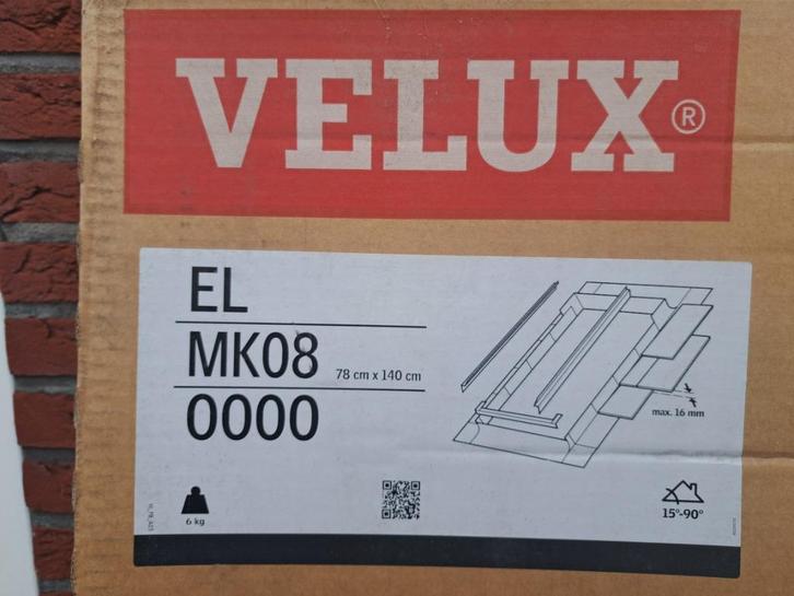 Velux renovatie gootstuk EL MK08 0000 nieuw, Doe-het-zelf en Verbouw, Glas en Ramen, Nieuw, Dakraam, Minder dan 80 cm, Ophalen