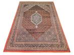 Handmade Persian wool Bidjar carpet medallion red 249x342cm, Persian Perzisch vintage oosters hype, Gebruikt, Ophalen of Verzenden