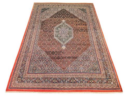 Handmade Persian wool Bidjar carpet medallion red 249x342cm, Huis en Inrichting, Stoffering | Tapijten en Kleden, Gebruikt, 200 cm of meer