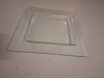 glazen schaal 30,5 x 30,5 beschikbaar voor biedingen