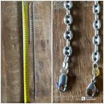 Vintage zilveren koffieboon ketting en armband., Verzenden, Zo goed als nieuw, Zilver