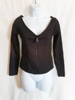 Stoer zwart jasje met rits. Mt 36. Merk Nikkie, ., Zwart, Ophalen of Verzenden, Zo goed als nieuw