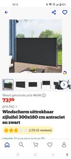 windscherm 170cm bij 300cm, Tuin en Terras, Ophalen, Zo goed als nieuw, 200 cm of meer, 150 tot 200 cm