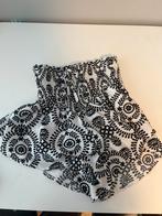 Zwart-Witte Rok met Bloemenprint, Kleding | Dames, Rokken, Zwart, Ophalen of Verzenden, Zo goed als nieuw, Maat 36 (S)