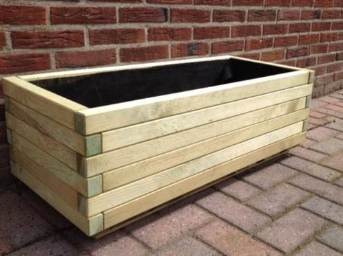 Bloembakken, Plantenbakken, groentebakken, Tuin en Terras, Bloembakken en Plantenbakken, Nieuw, Hout, Balkon, Tuin, Minder dan 60 cm