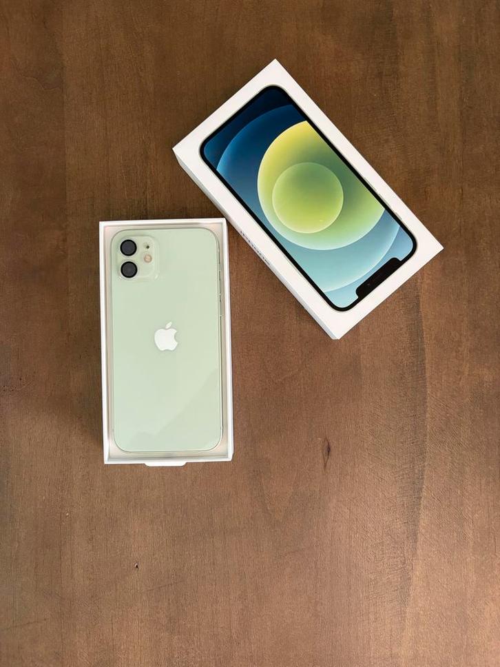 iPhone 12 128GB Mintgroen - In goede staat!, Telecommunicatie, Mobiele telefoons | Apple iPhone, Gebruikt, 128 GB, Zonder abonnement