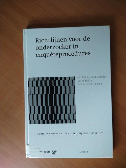 Richtlijnen voor de onderzoeker in enqueteprocedures, Boeken, Wetenschap, Gelezen, Ophalen of Verzenden