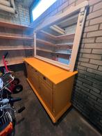 Gratis dressoir met bijbehorende spiegel, Ophalen, Gebruikt, 150 tot 200 cm, Met klep(pen)