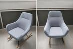 Schommelstoel grijs / blauw (Jysk) z.g.a.n., Ophalen of Verzenden, Zo goed als nieuw
