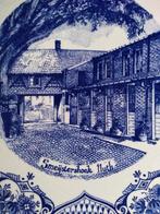 Wandbord Delfts blauw stijl Smeijstershoek Nuth 30cm, Ophalen of Verzenden