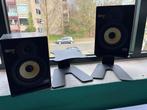 KRK Rokit 6 G1 studiomonitors met metalen K&M bureaustatieve, Ophalen, Gebruikt, Minder dan 500 watt, Monitor(versterker)