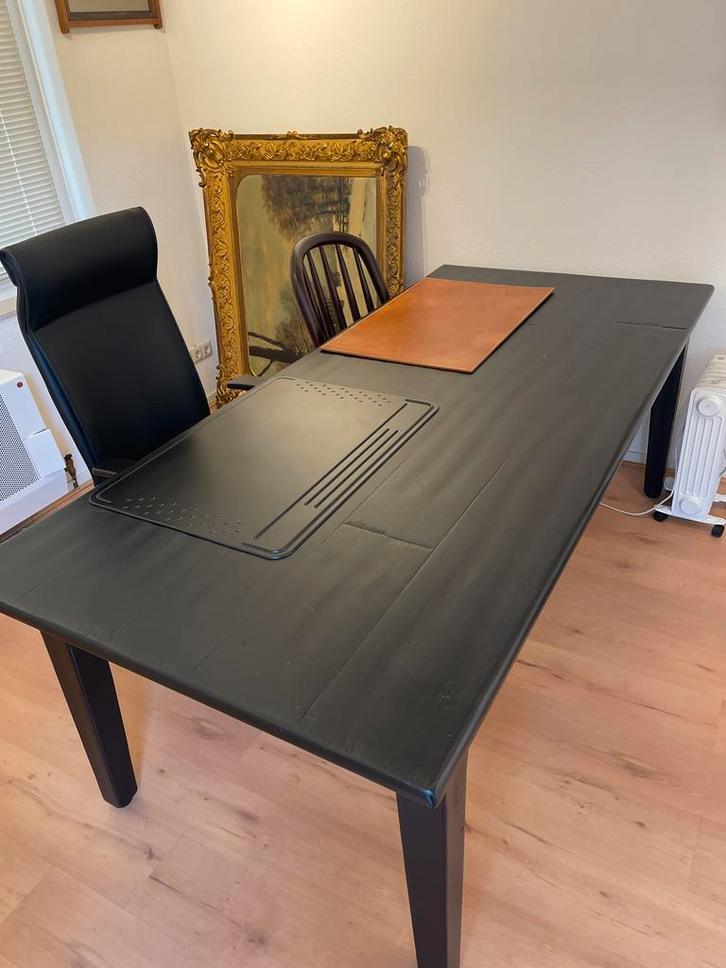 Bureau/Eettafel met 1.00 breed, 2.20 lang, 80 hoog, Huis en Inrichting, Tafels | Eettafels, Zo goed als nieuw, 50 tot 100 cm, 200 cm of meer
