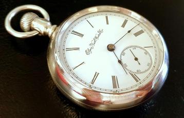 Zakhorloge zilver “ELGIN NATL. WATCH CO.” Illinois USA 1893 beschikbaar voor biedingen