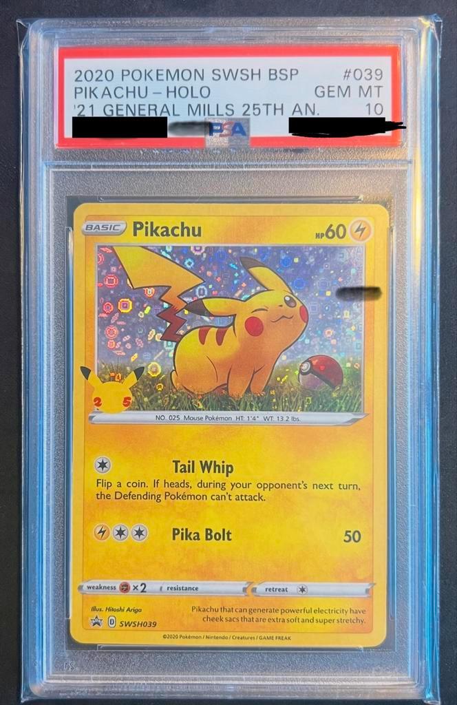 Pikachu SWSH 039 PSA 10, Hobby en Vrije tijd, Verzamelkaartspellen | Pokémon, Zo goed als nieuw, Ophalen