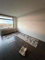 Donkerbruine laminaatvloer ca. 70m2, Ophalen, Gebruikt, 50 tot 150 cm, 10 m² of meer