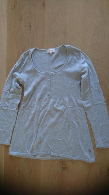 Jackpot lange grijze top lang shirt grijs lichtgrijs maat L beschikbaar voor biedingen