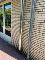 7 meter kachelpijp dubbelwandig RVS plus extra’s, Ophalen, Gebruikt, Hout