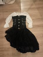 Piratenpakje zwart/wit mt M, Maat 38/40 (M), Carnaval, Nieuw, Ophalen of Verzenden