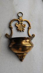 Antiek Katholiek Wand Wijwaterbakje Koper 17 cm, Ophalen of Verzenden, Koper