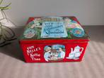 Vintage Van Nelle 's koffie en thee blik, oude illustraties, Verzamelen, Ophalen of Verzenden, Gebruikt, Thee, Van Nelle